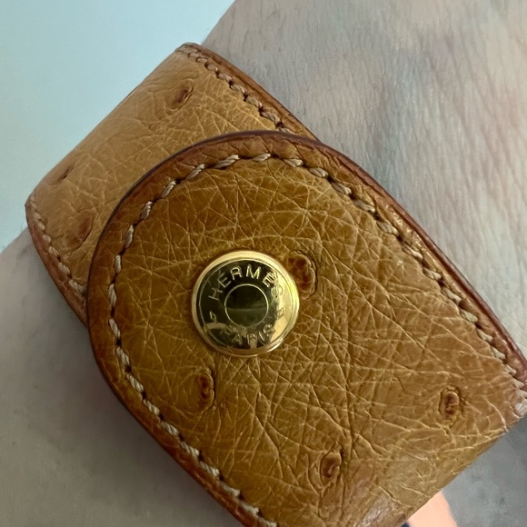 Hermes vintage ostrich bracelet - Picture 2 of 4